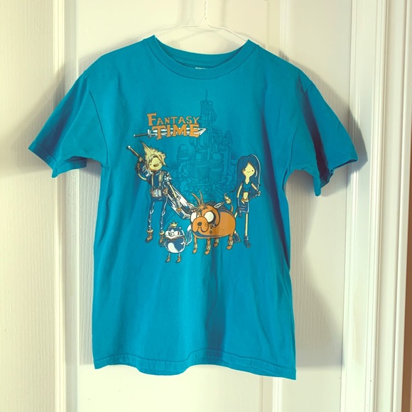 Final Fantasy & Adventure Time mashup tee - Picture 2 of 3